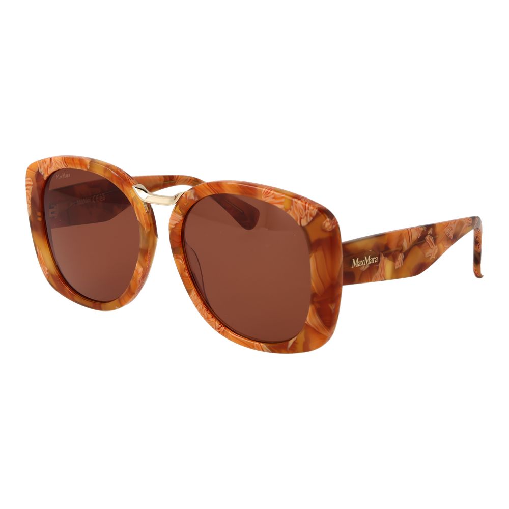 Max Mara Brown Acetate Sunglasses
