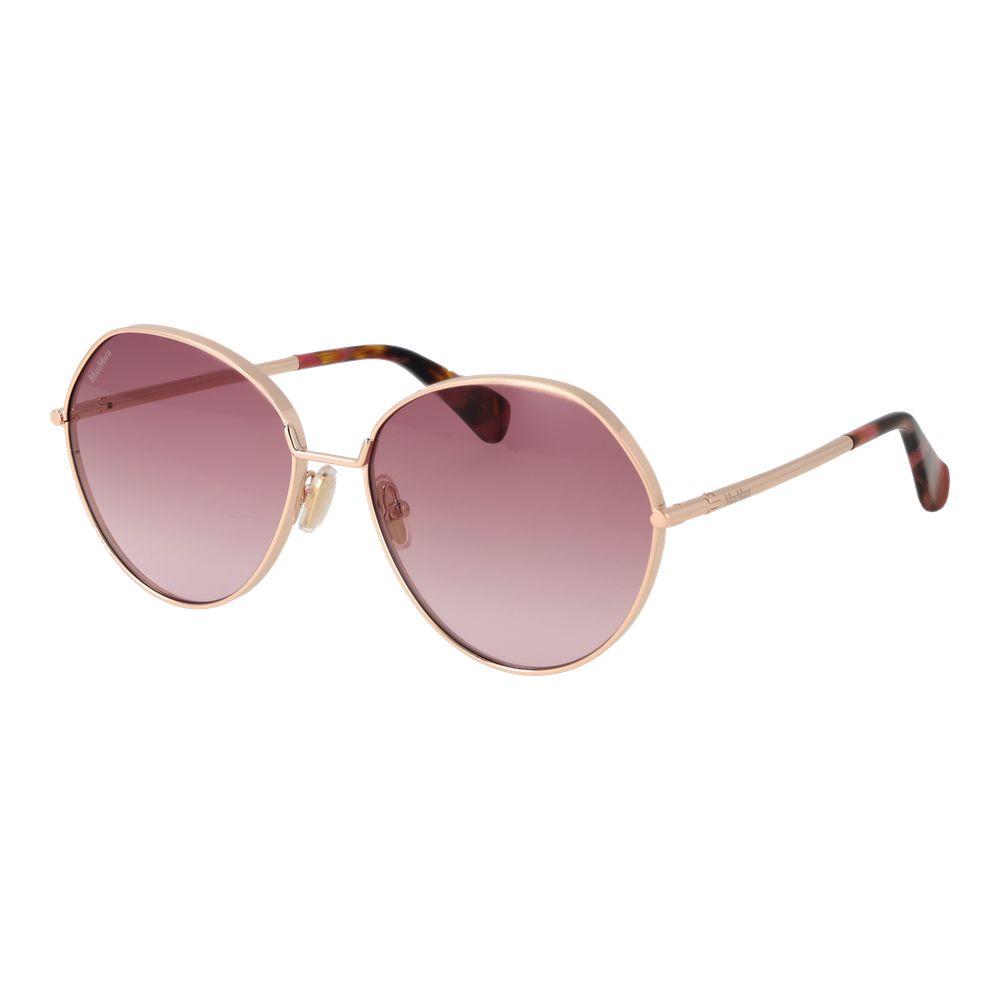 Max Mara Rose Gold Metal Sunglasses
