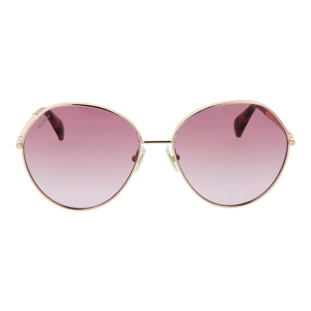 Max Mara Rose Gold Metal Sunglasses