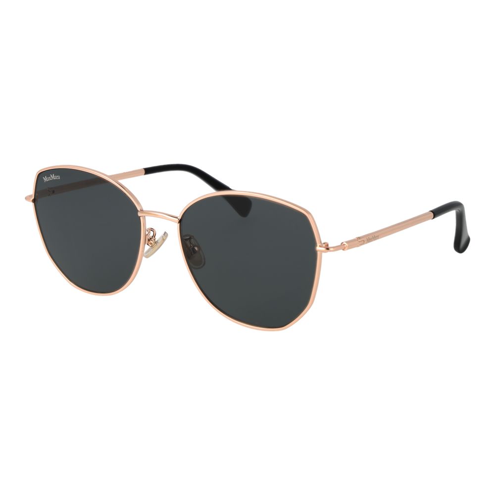 Max Mara Rose Gold Metal Sunglasses