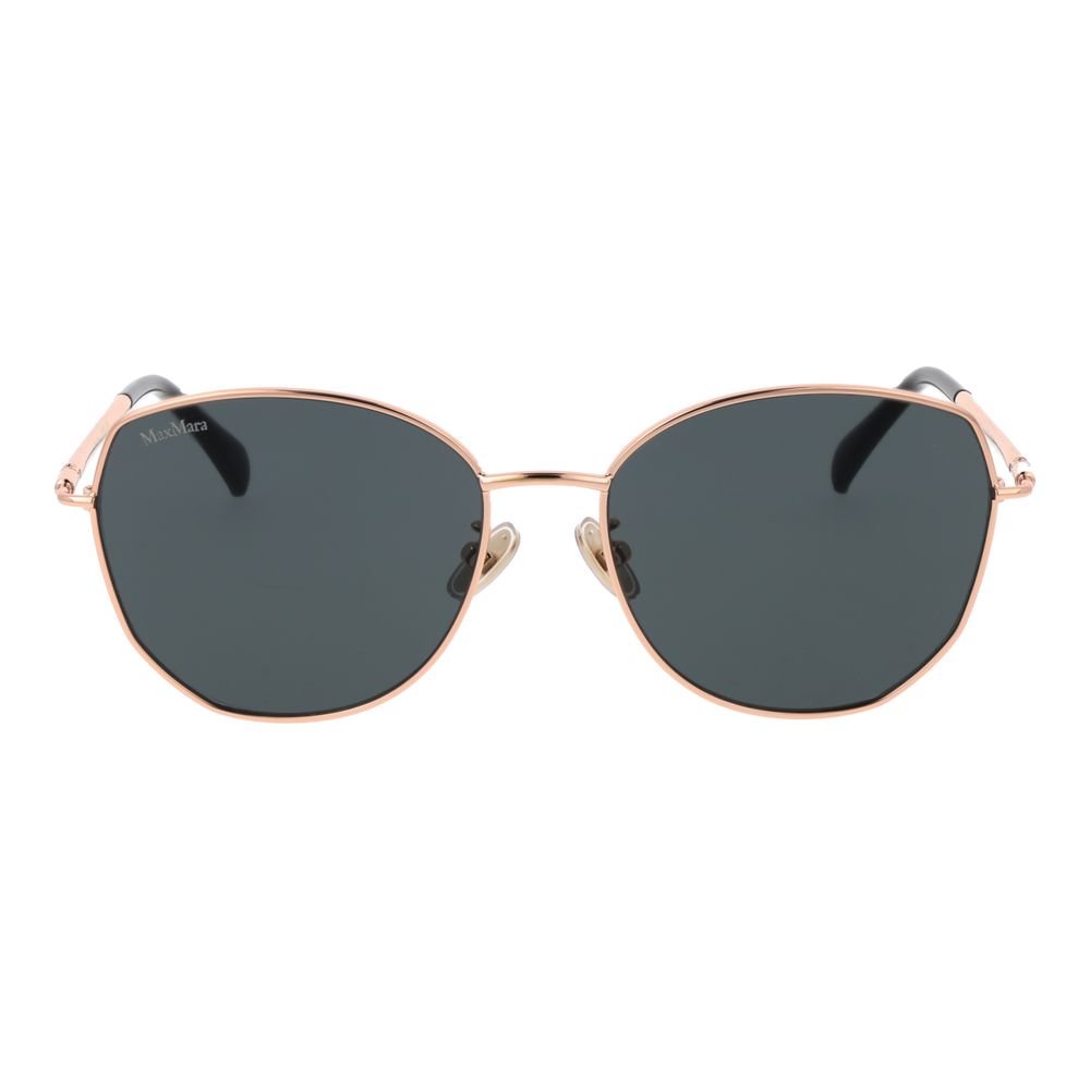 Max Mara Rose Gold Metal Sunglasses