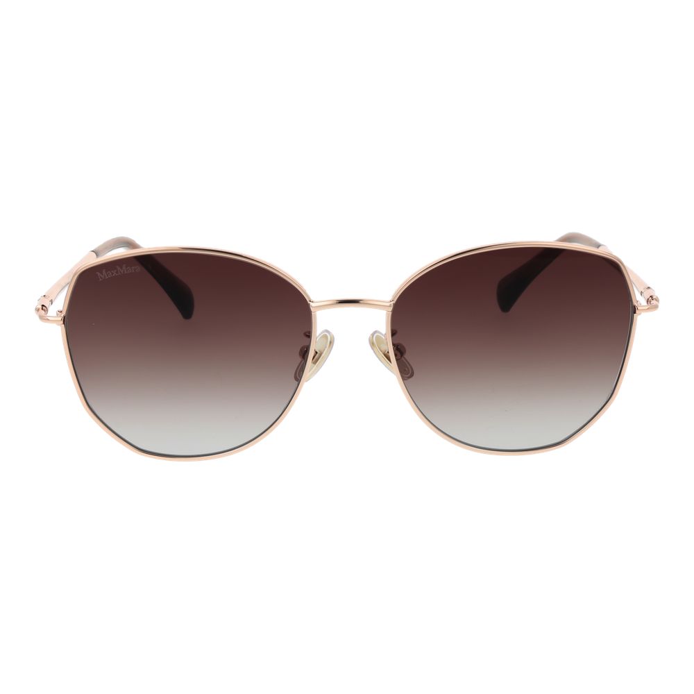 Max Mara Rose Gold Metal Sunglasses