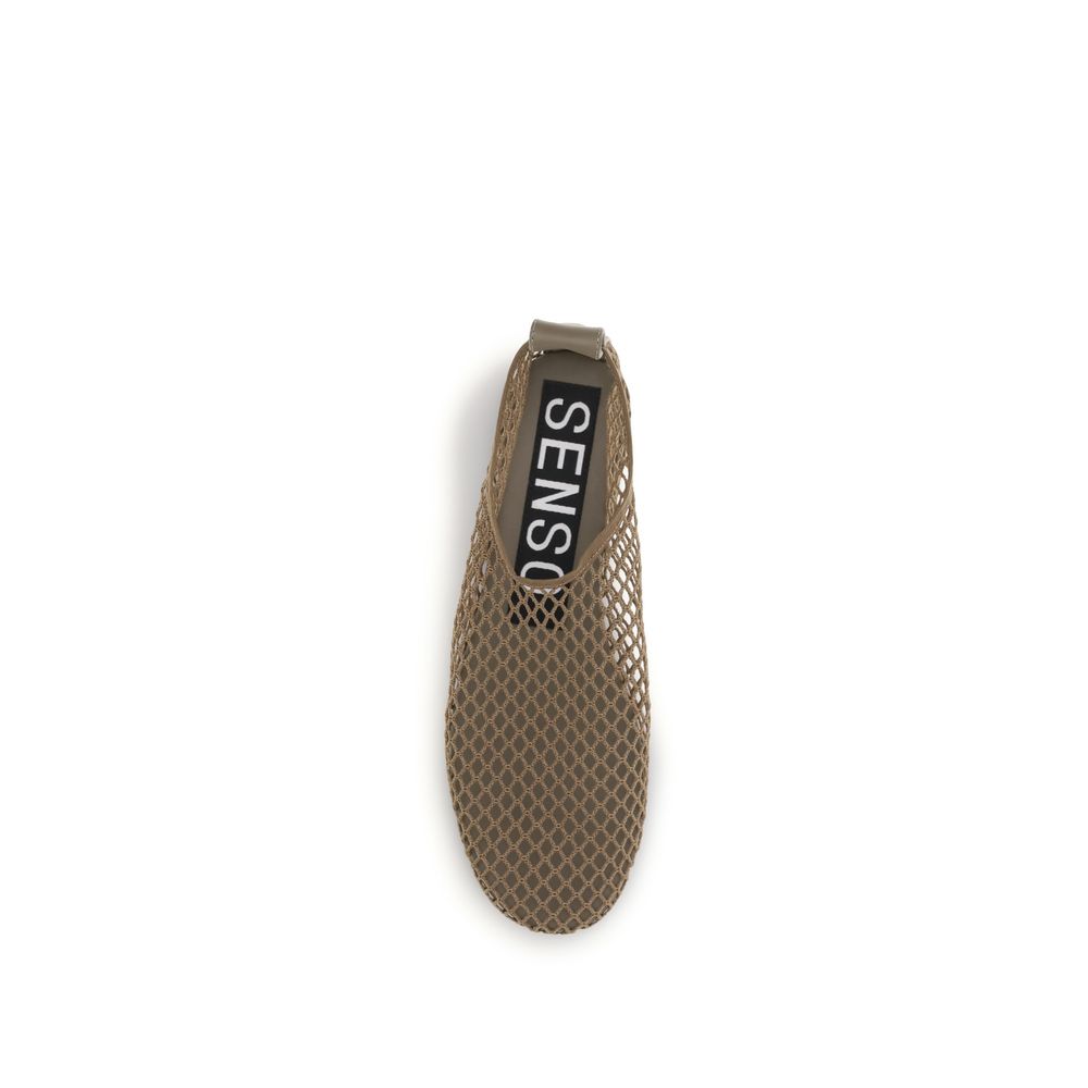 Senso Beige Rubber Ballet Flats