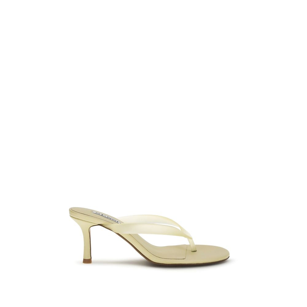 Senso Beige Rubber Stiletto Heel Sandals