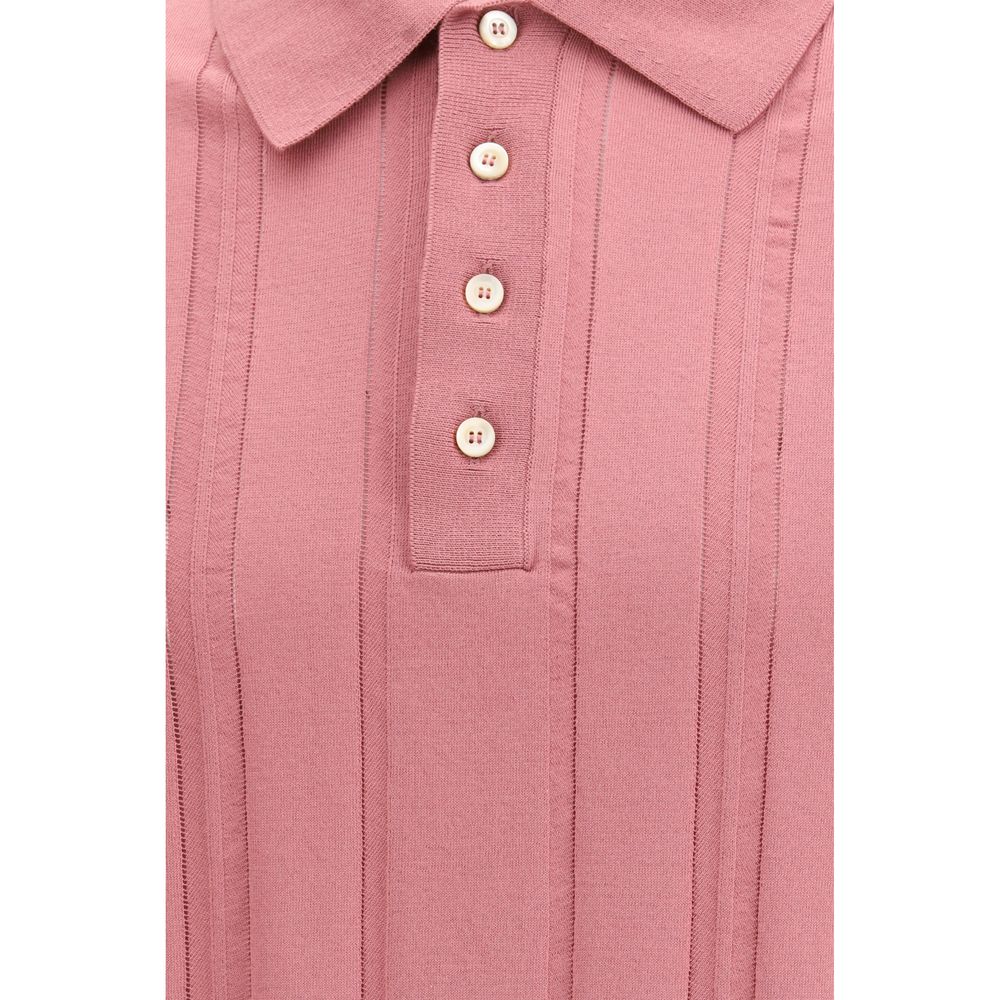 Piacenza Cashmere Multicolor Cotton Polo Shirt
