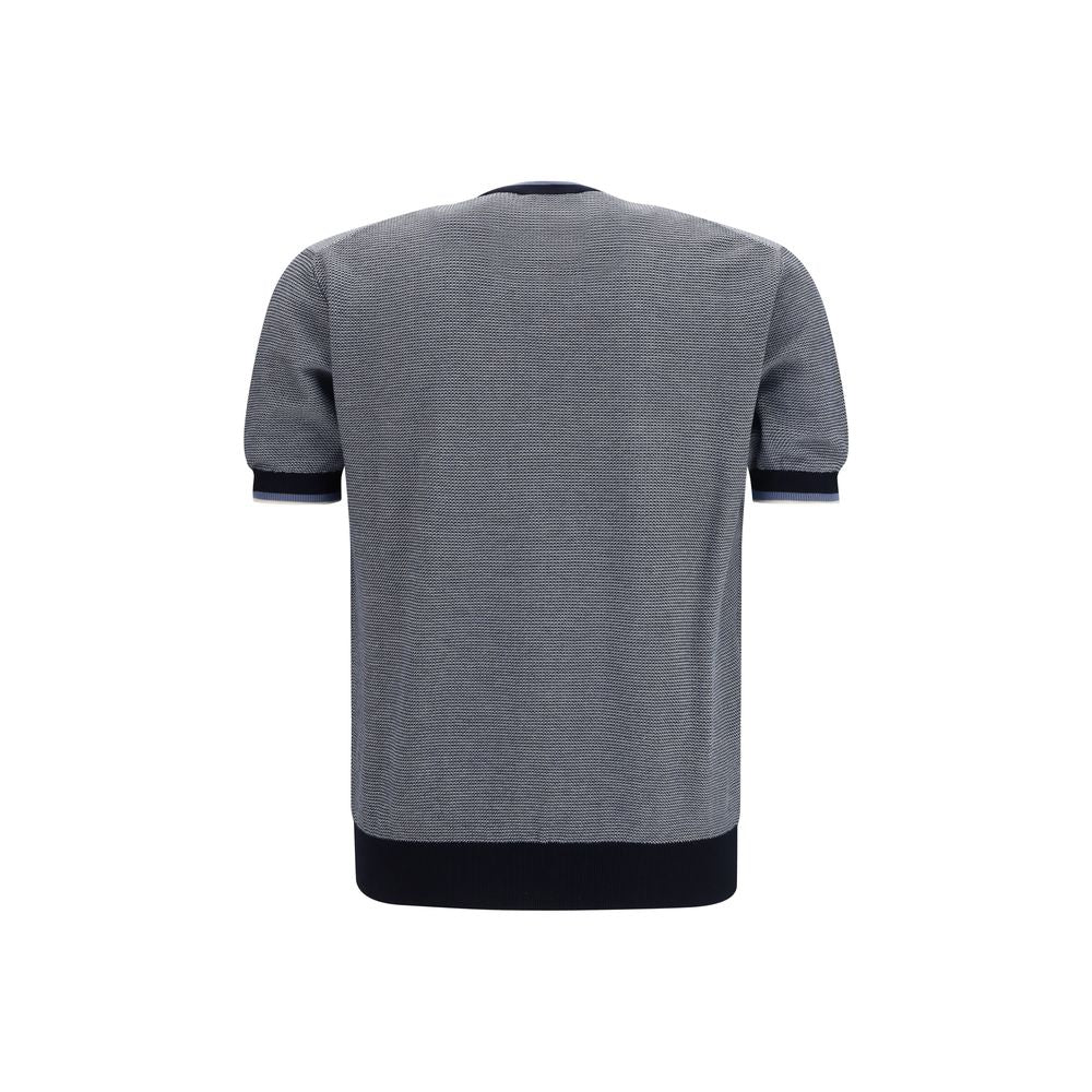 Piacenza Cashmere Multicolor Cotton Polo Shirt