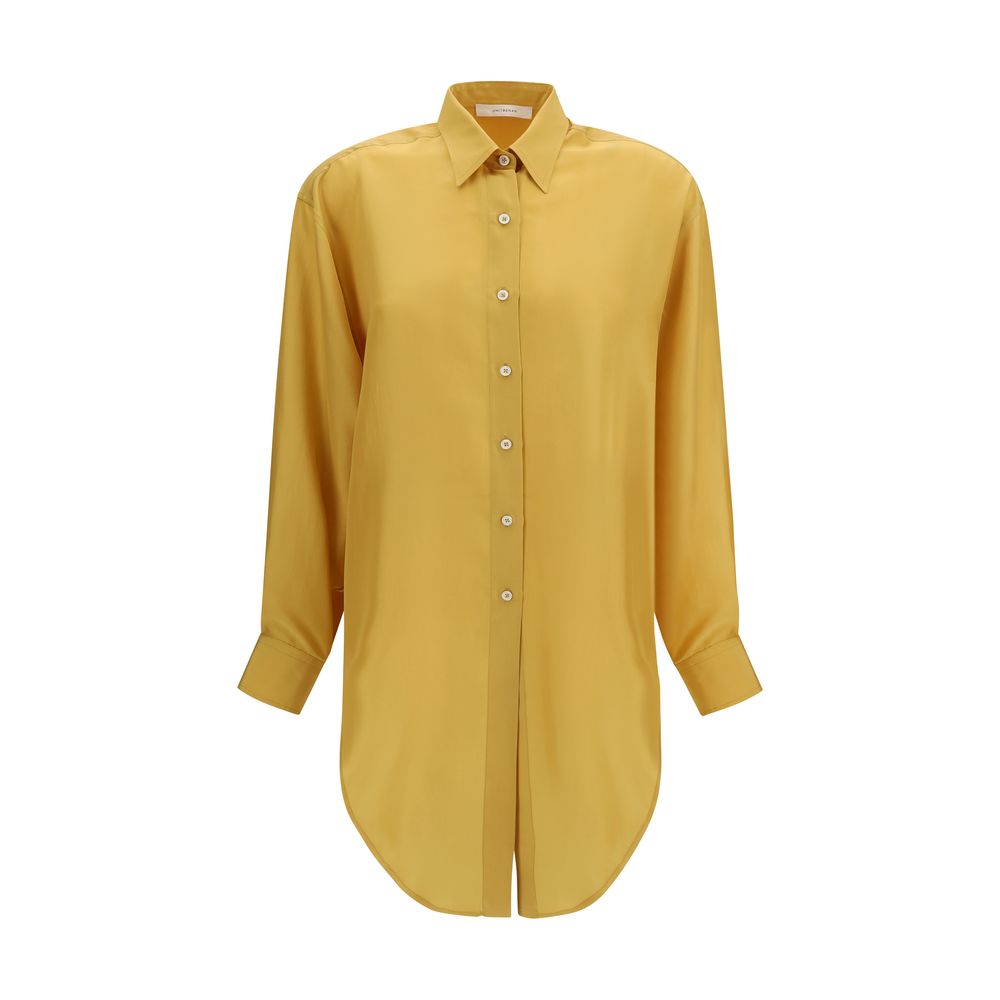 Umit Benan Gold Silk Shirt