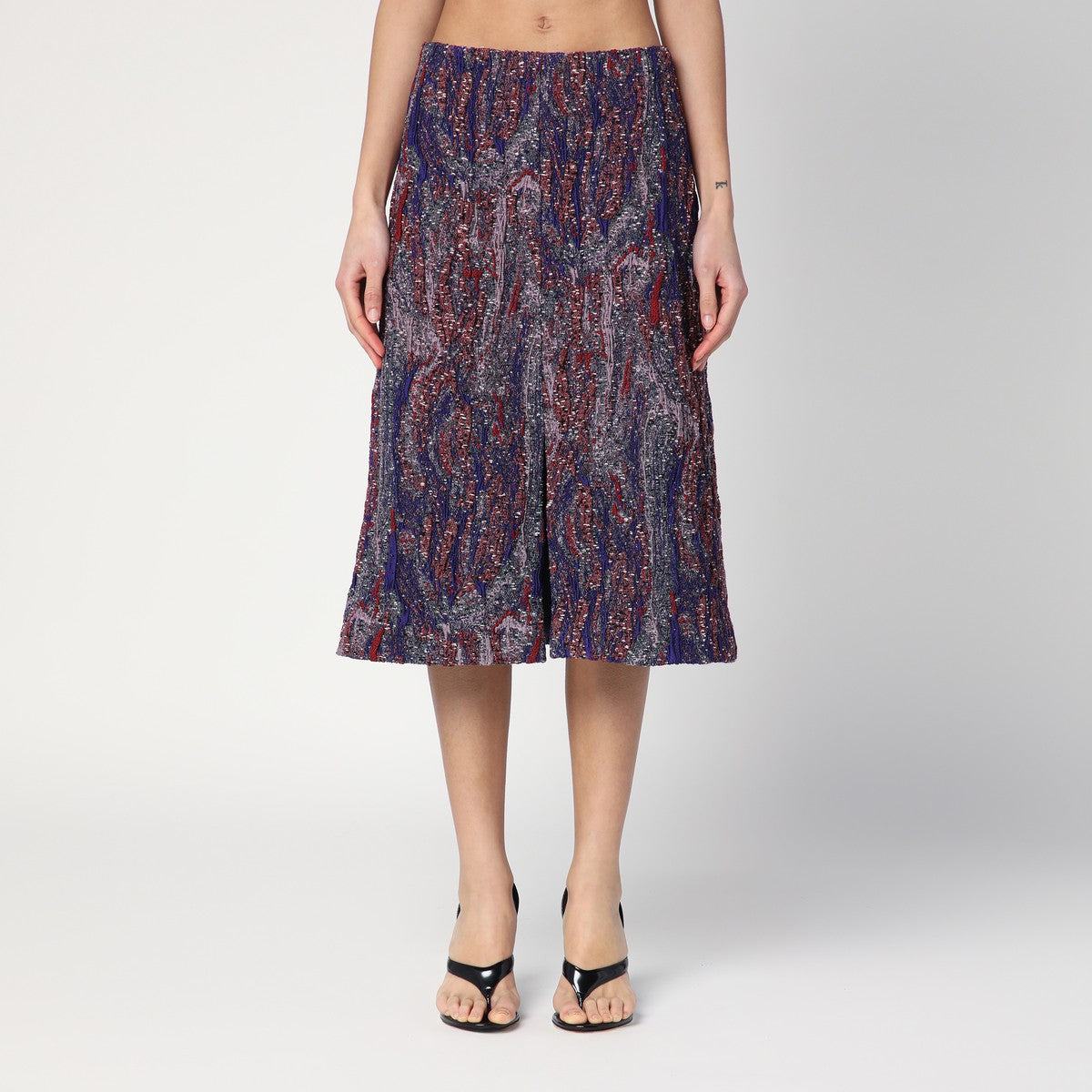 Dries Van Noten Dries Van Noten Skirt in jacquard cotton-blend viscose
