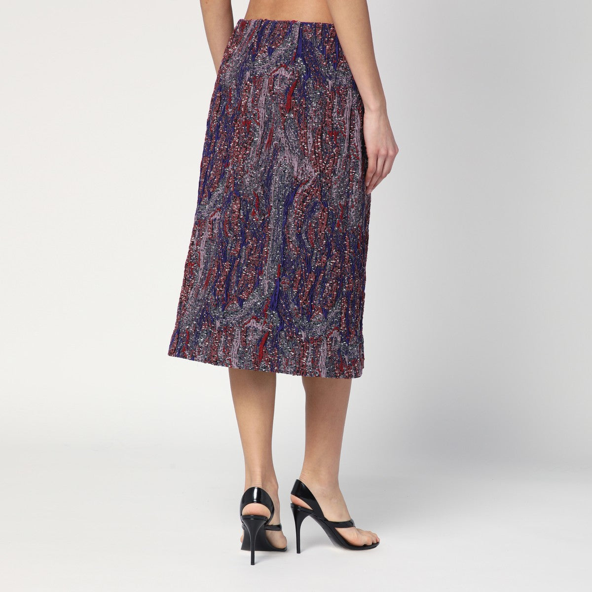 Dries Van Noten Dries Van Noten Skirt in jacquard cotton-blend viscose
