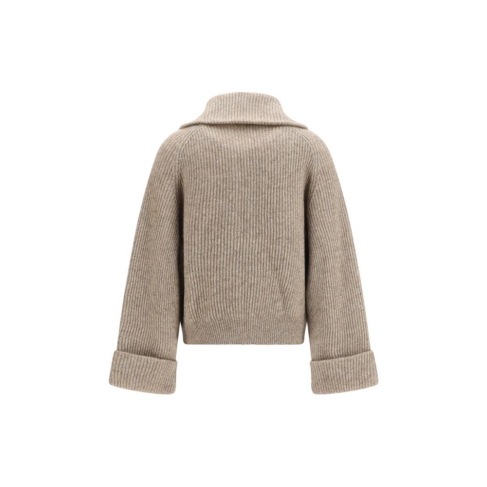 Brunello Cucinelli Beige Cashmere Sweatshirt
