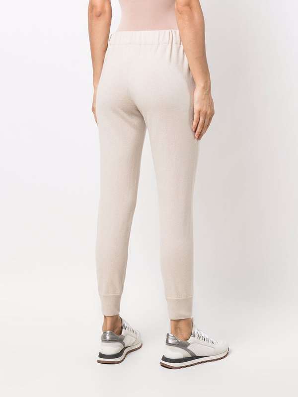Brunello Cucinelli Beige Cashmere Joggers (Workout Pants)