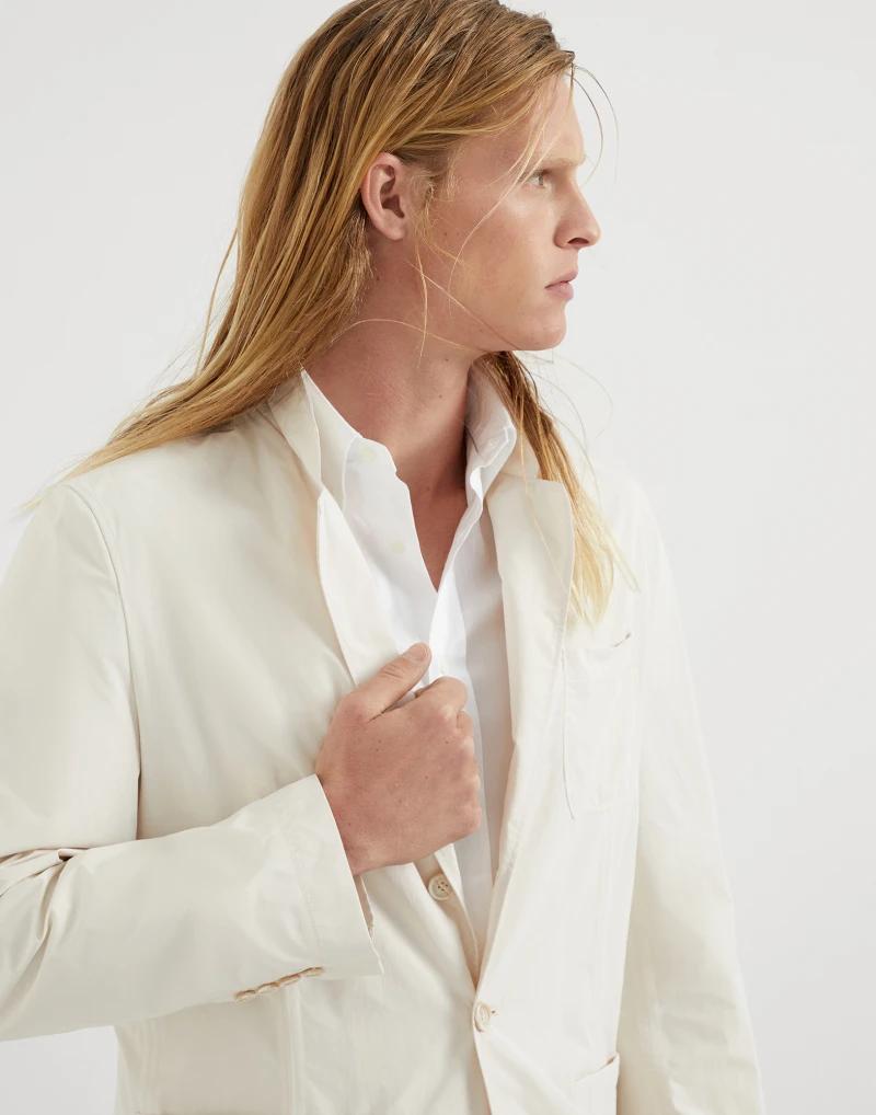 Brunello Cucinelli Bicolor Polyester Blazer