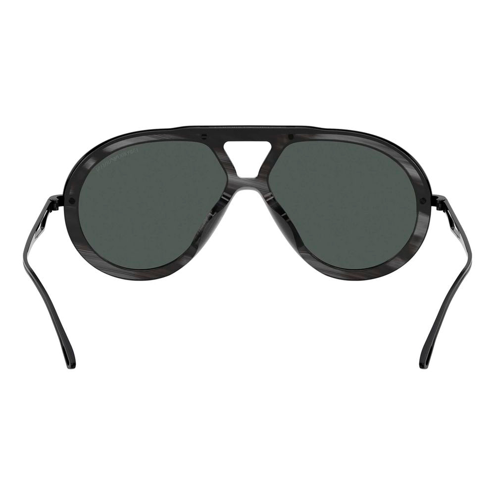 Emporio Armani Gray Acetate Sunglasses