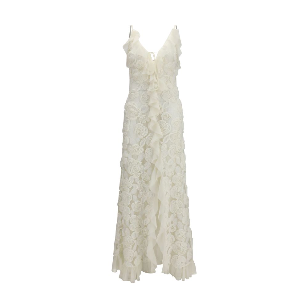 Nissa Beige Polyester Cocktail Dress