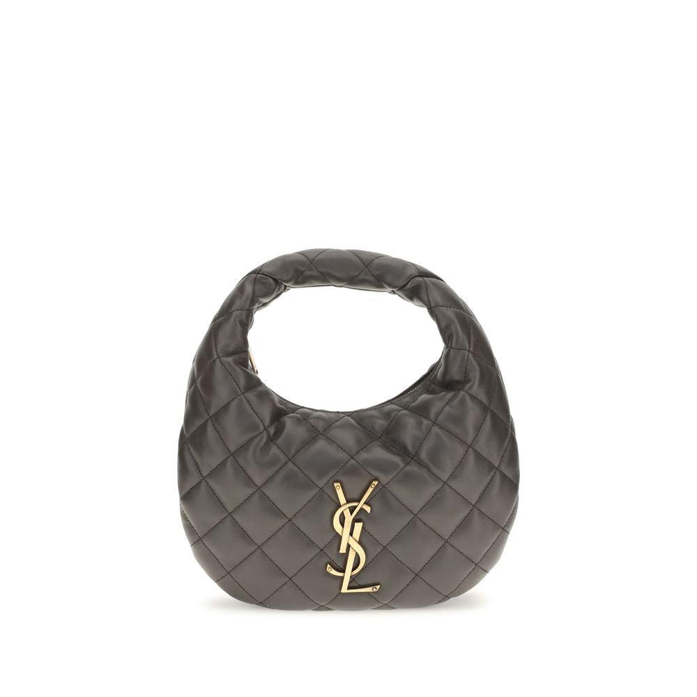 Saint Laurent Gray Lamb Ovis Aries Aries Shoulder Bag