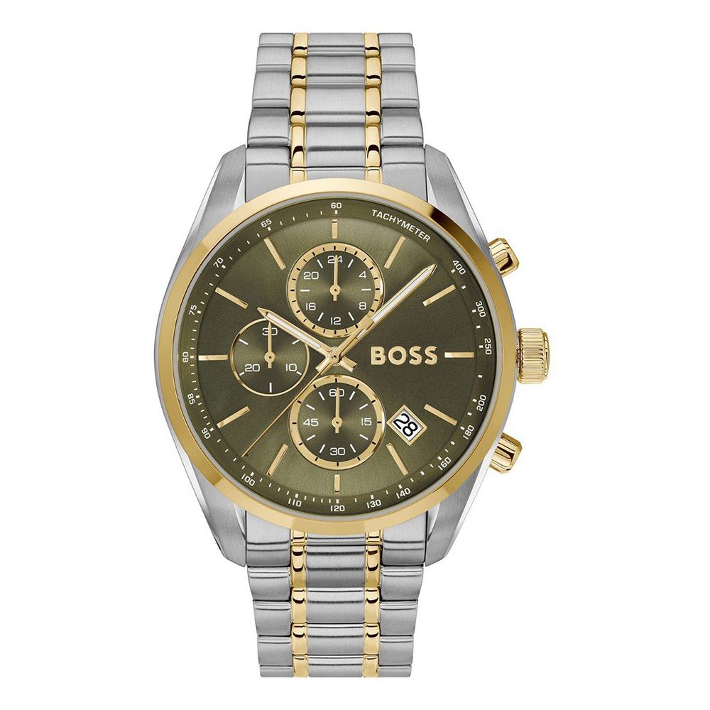 Hugo Boss Gray Stainless Steel Dress Watch