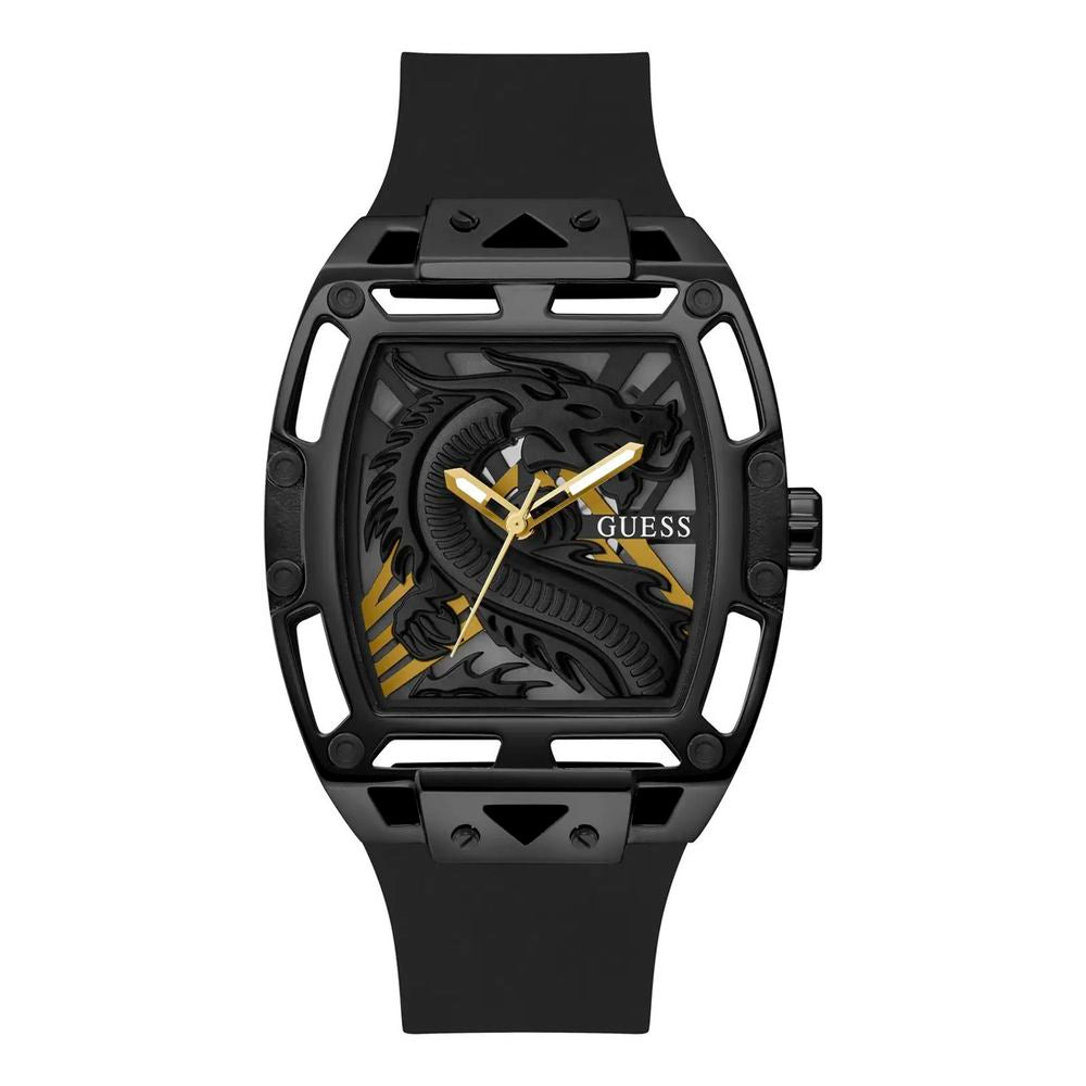 Guess Black Synthetic Dress Watch