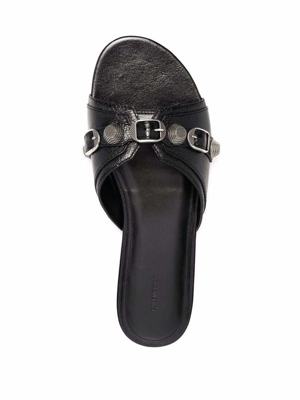 Balenciaga Balenciaga Cagole leather sandals