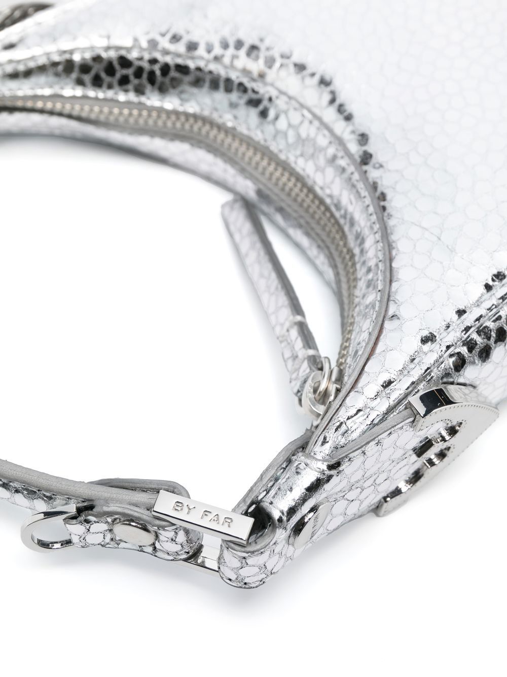 By Far Pre By Far Pre Cosmo metallic top-handle bag