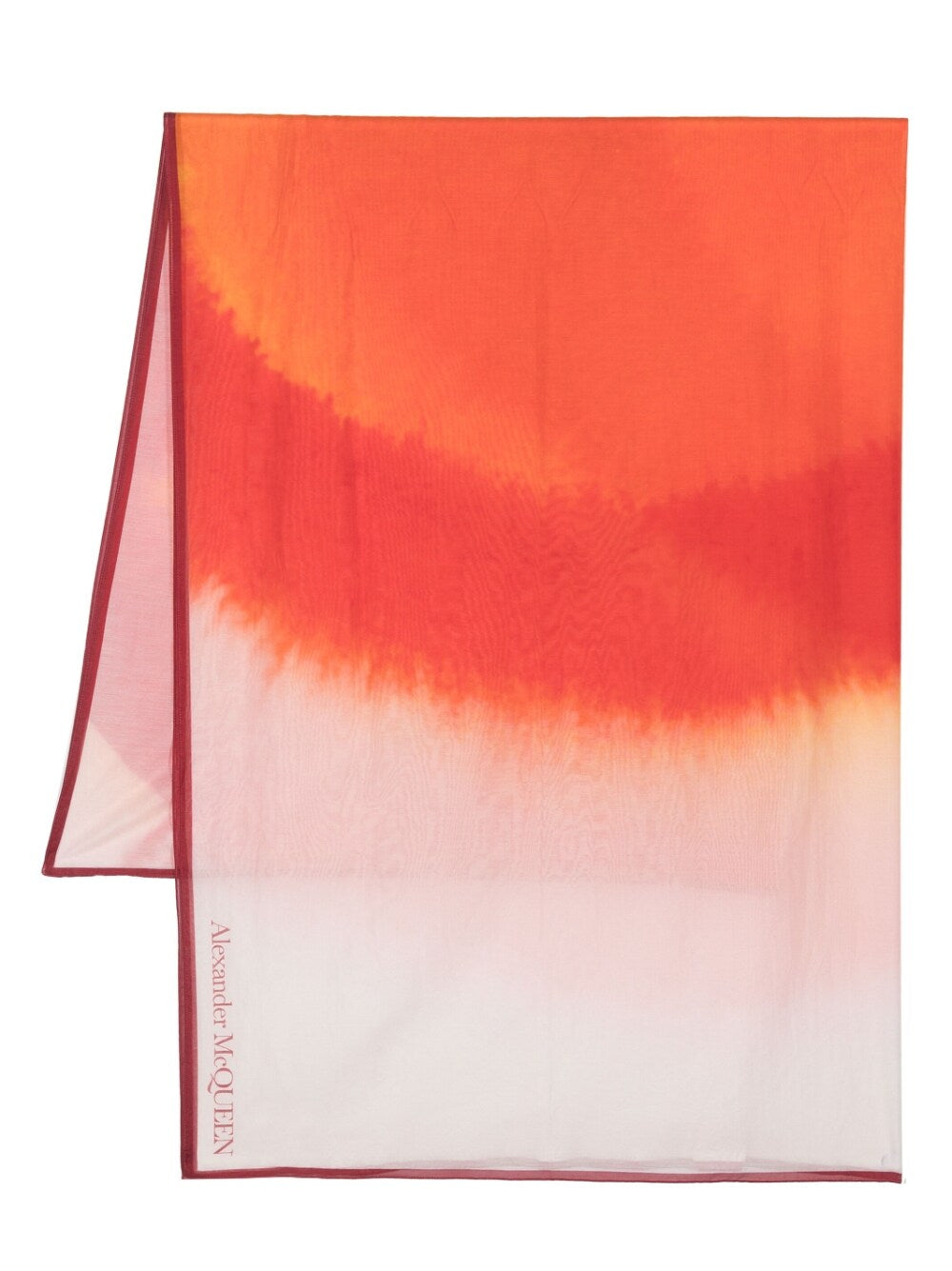 Alexander McQueen Alexander McQueen gradient-effect logo scarf