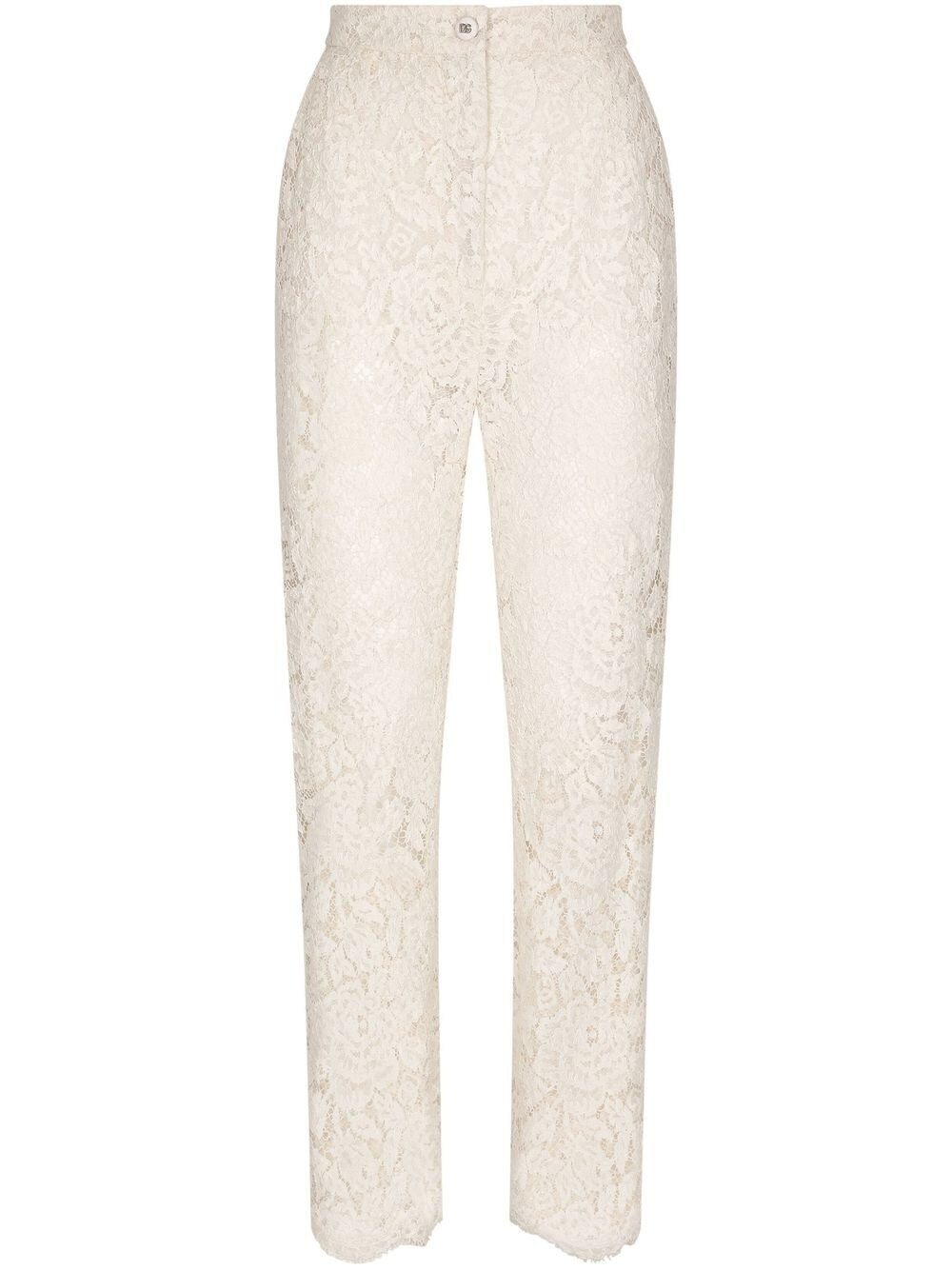 Dolce & Gabbana Dolce & Gabbana Floral lace trousers