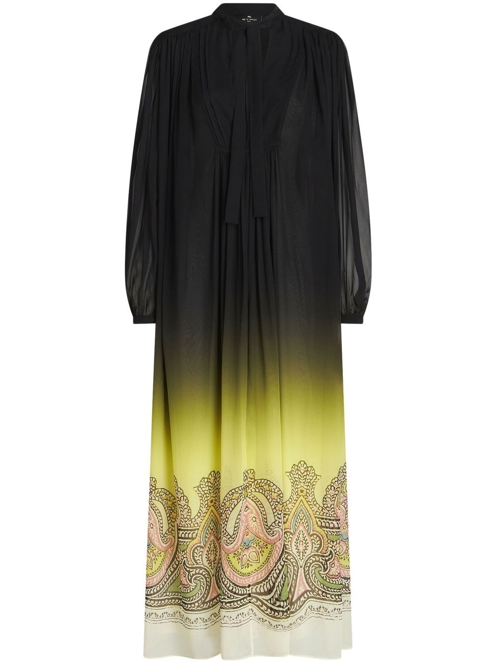 Etro Etro Silk dress with paisley print and gradient effect