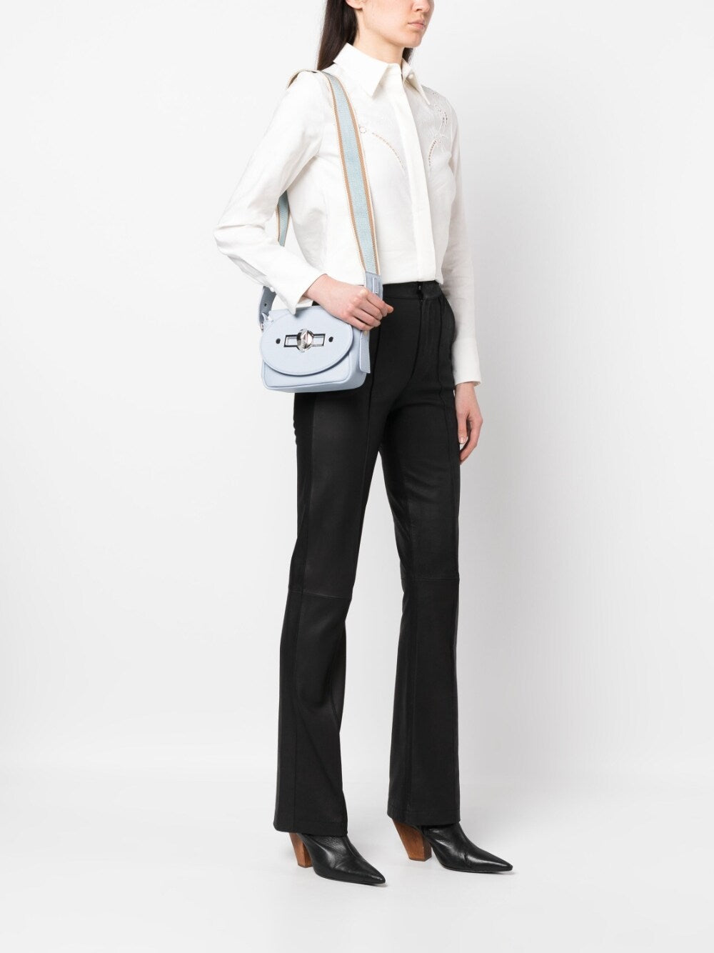 Zanellato Zanellato small tina daily leather crossbody bag