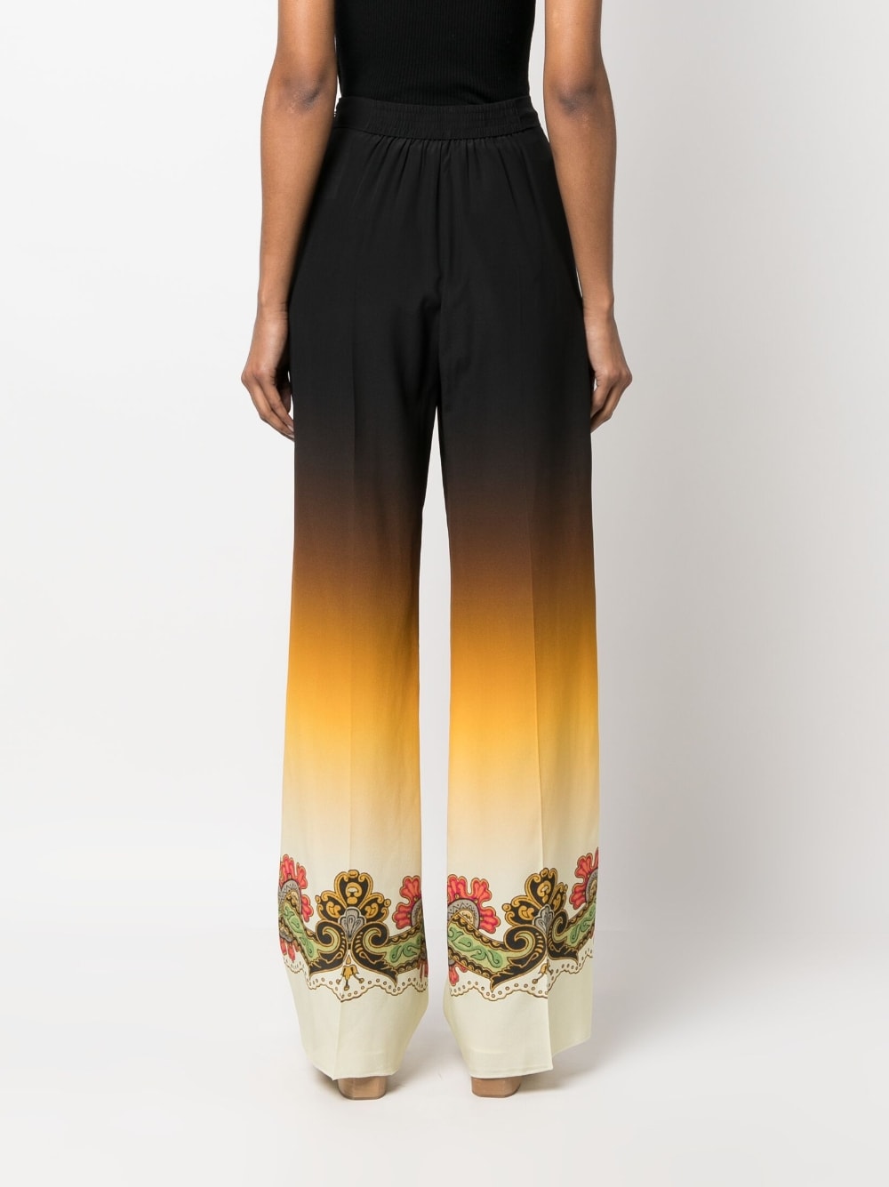 Etro Etro Graphic-print straight-leg trousers