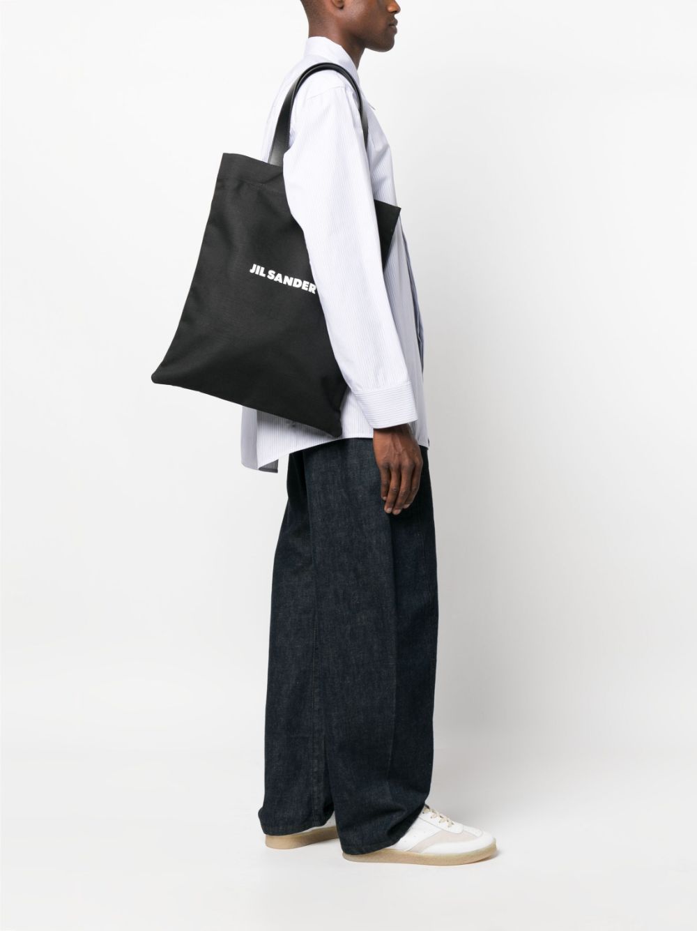 Jil Sander Jil Sander logo-print tote bag