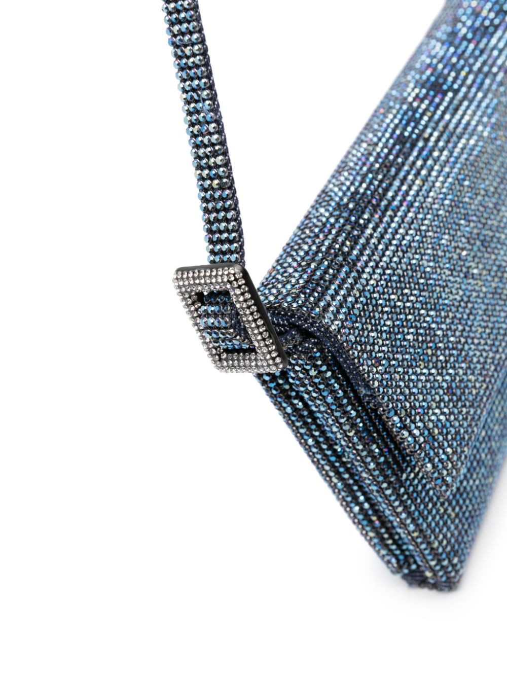 Benedetta Bruzziches Benedetta Bruzziches Vitty La Mignon rhinestone-embellished denim bag