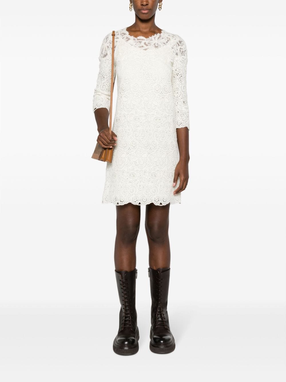 Ermanno Scervino Ermanno Scervino Wool blend short dress