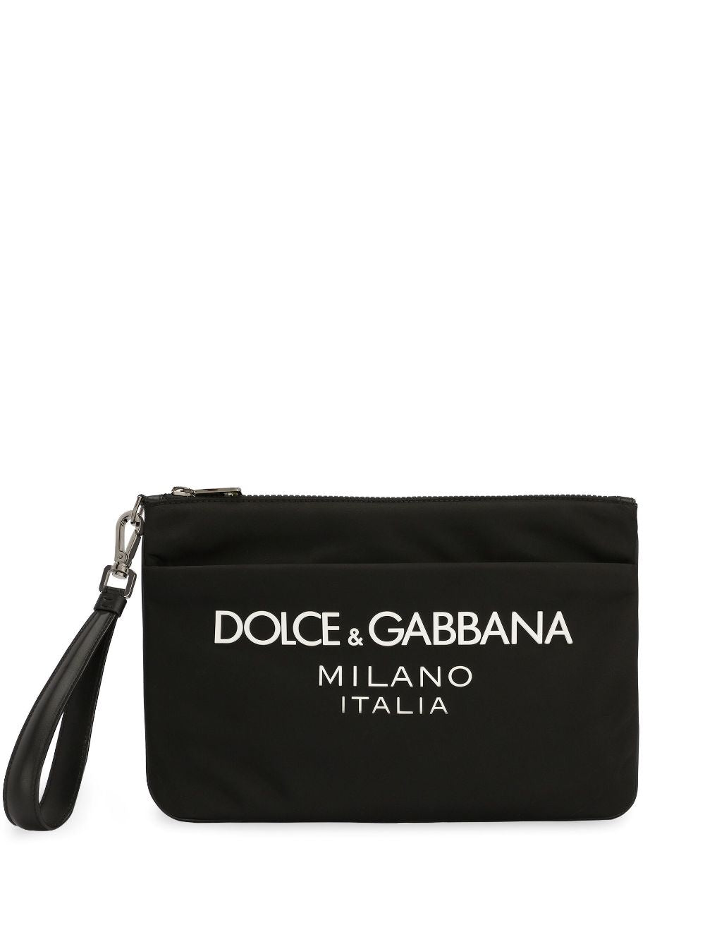 Dolce & Gabbana Dolce & Gabbana Nylon pouch with rubberized logo