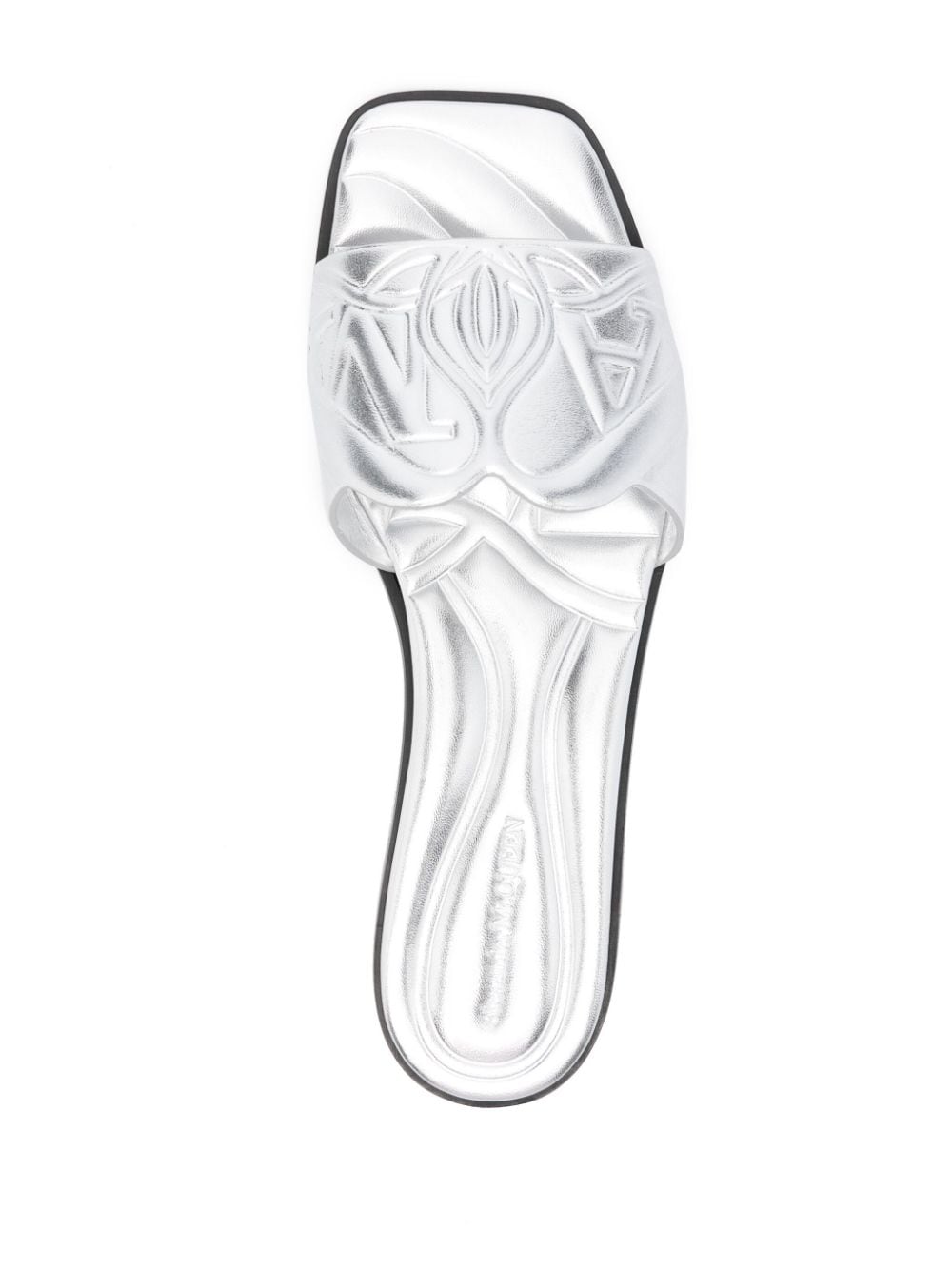 Alexander Mcqueen Alexander McQueen Slide sandals with embossed logo
