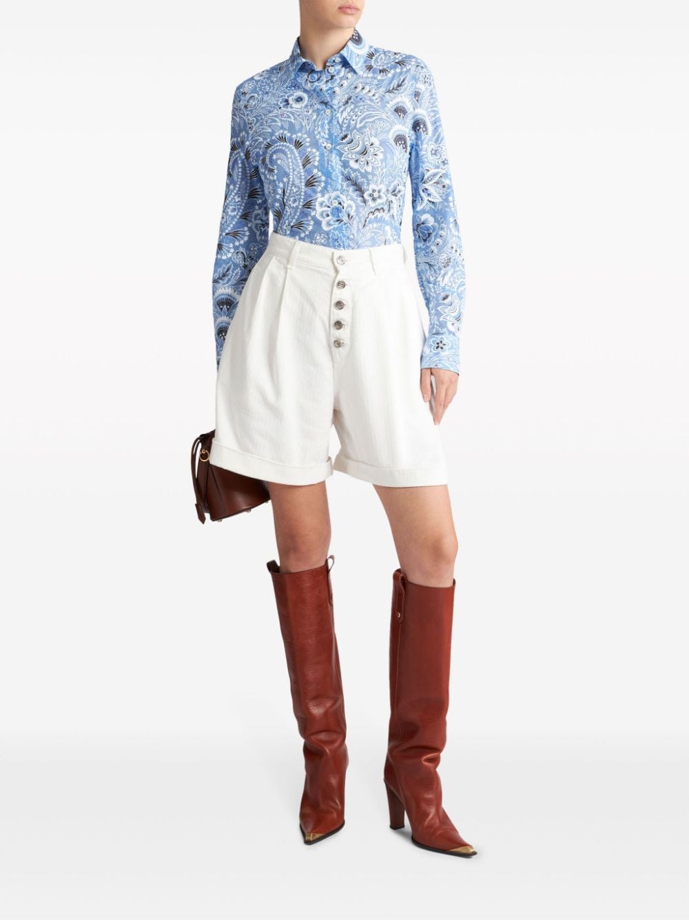 Etro Etro Paisley print shirt