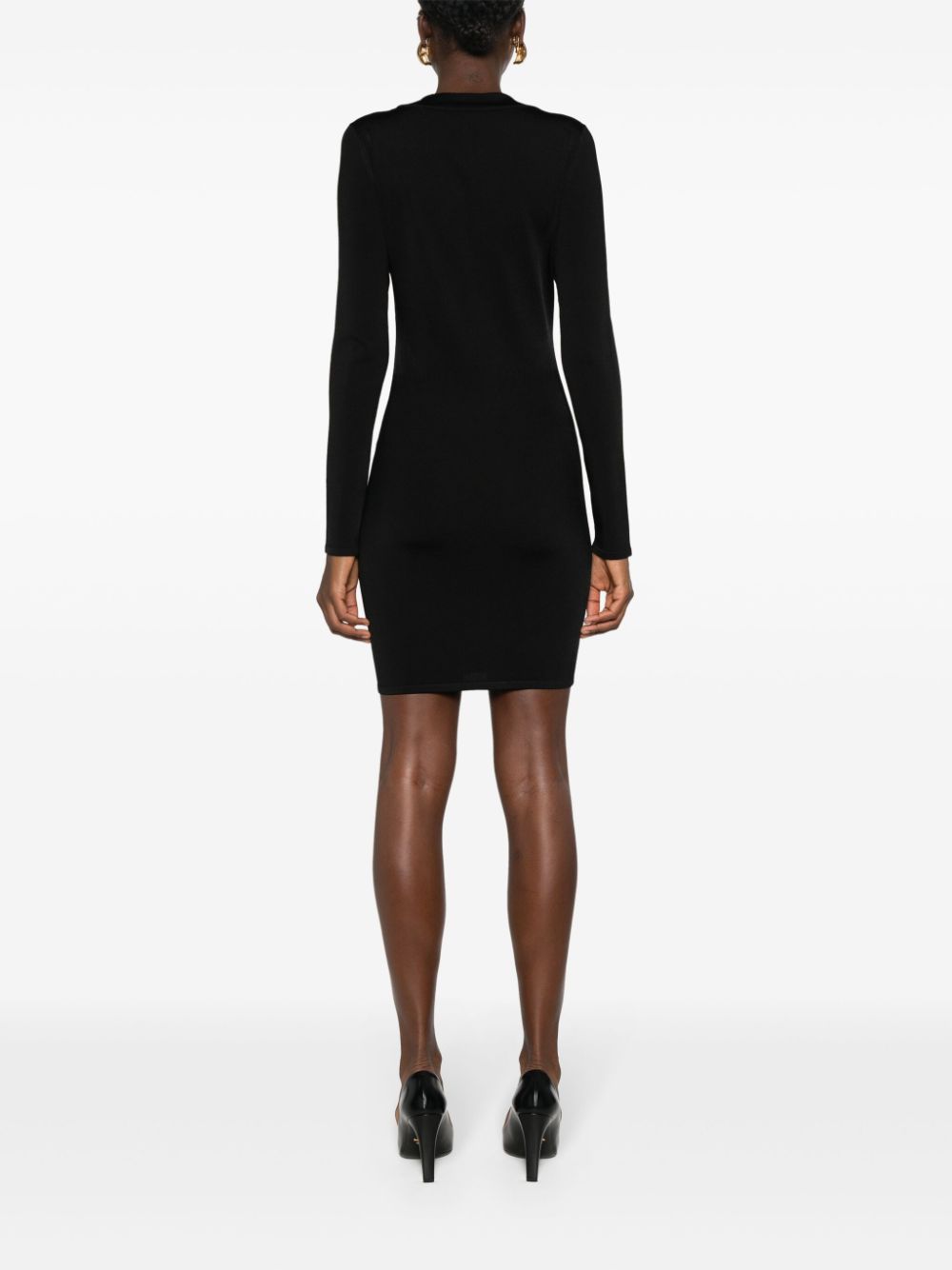Saint Laurent Saint Laurent Décolleté Mini Dress