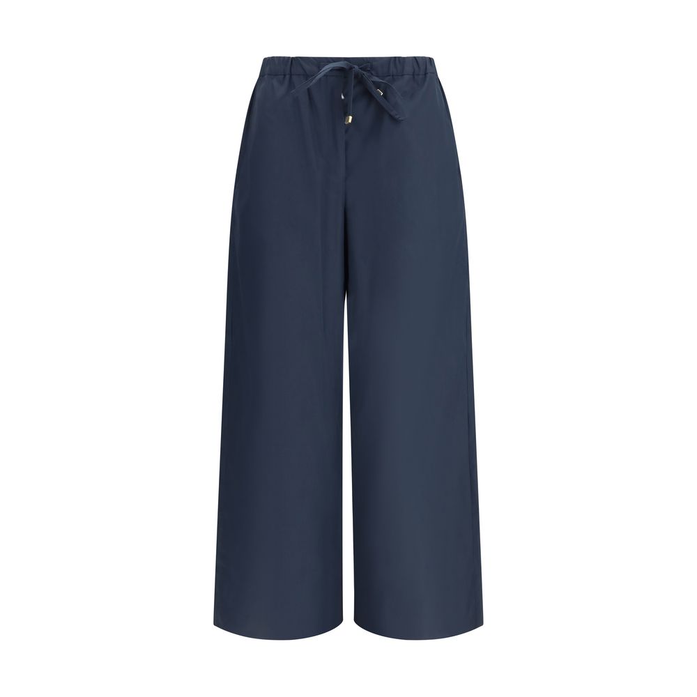 'S Max Mara Blue Cotton Casual Pants