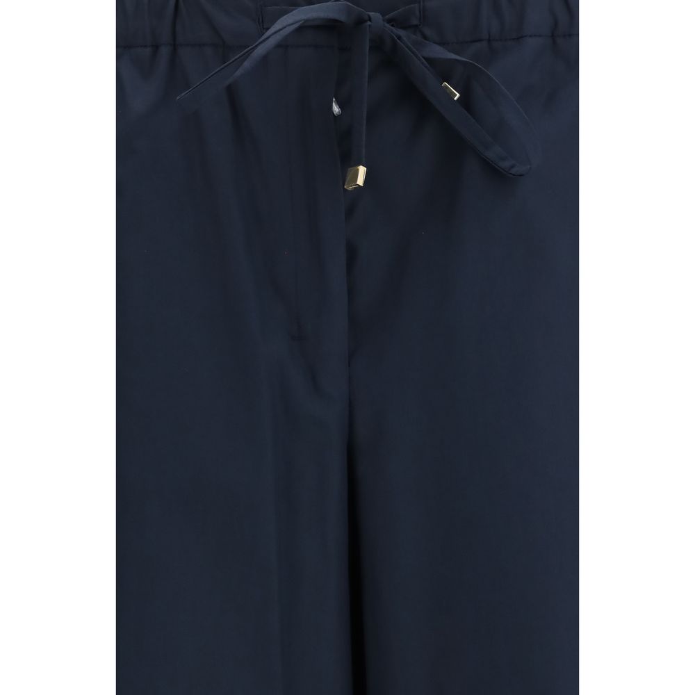 'S Max Mara Blue Cotton Casual Pants