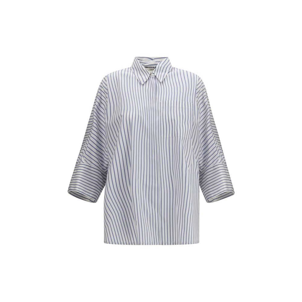 'S Max Mara Blue Cotton Shirt