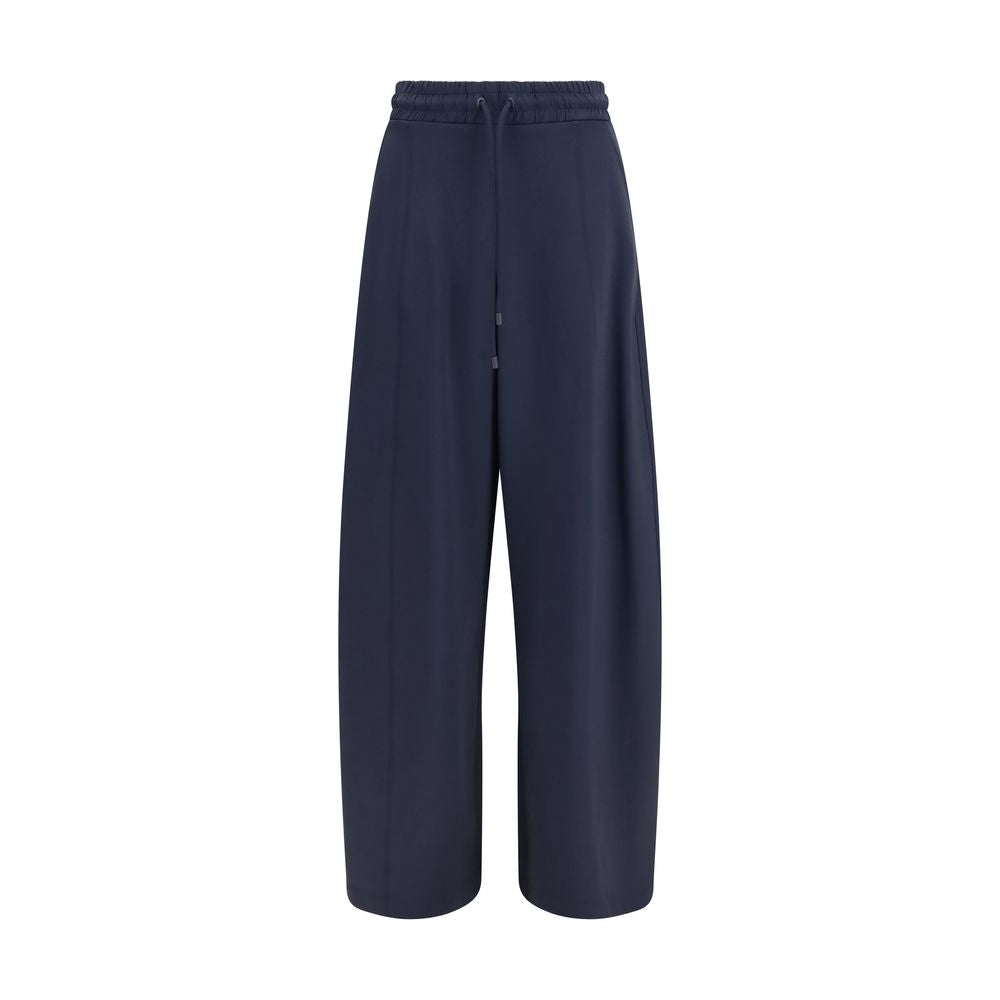 Max Mara Blue Polyamide Casual Pants
