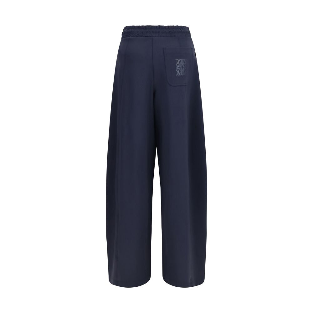 Max Mara Blue Polyamide Casual Pants
