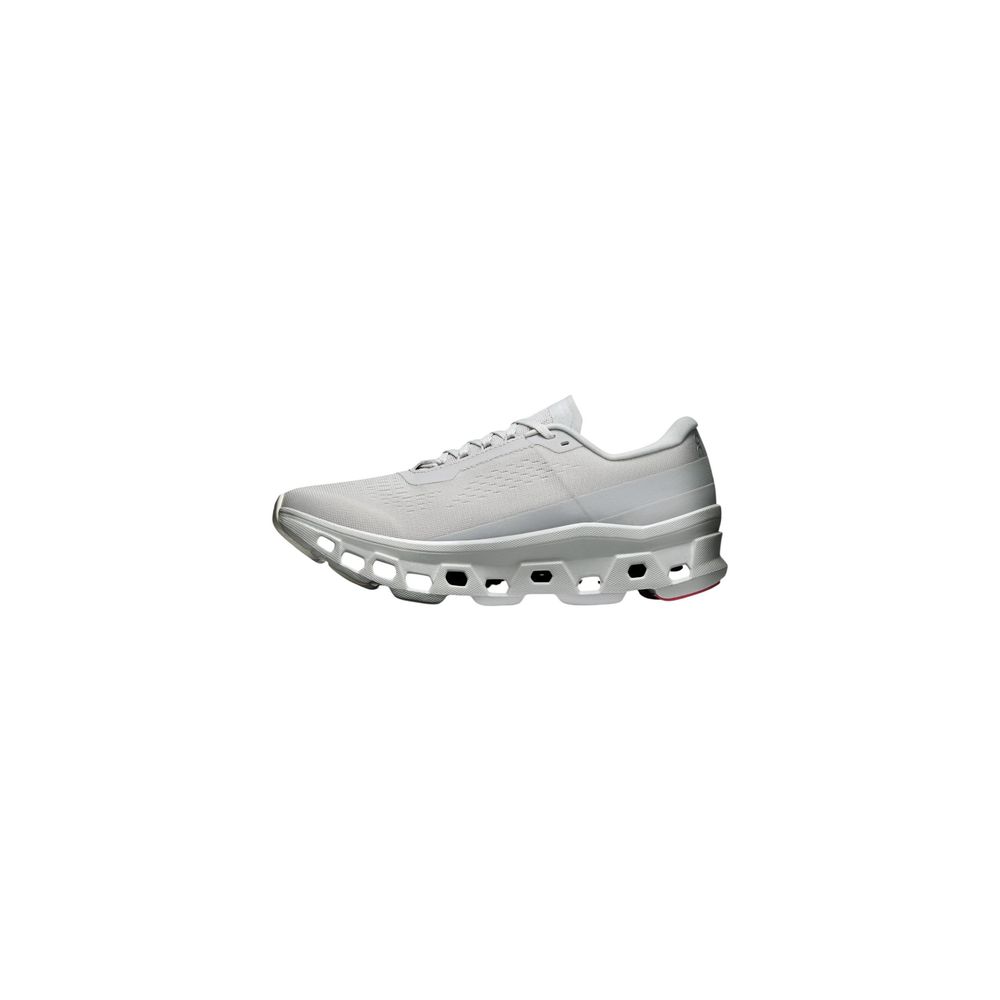 On Running Gray Synthetic Athletic Sneakers