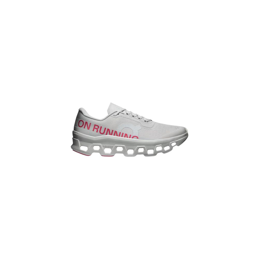On Running Gray Synthetic Athletic Sneakers