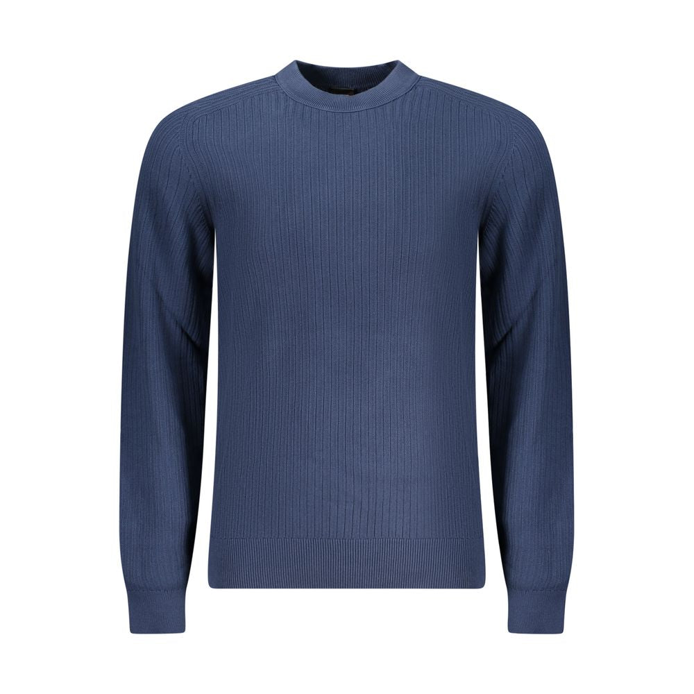 Hugo Boss Blue Cotton Sweatshirt