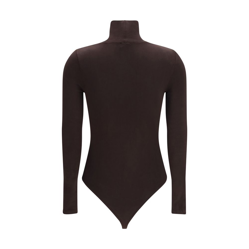 Wolford Brown Cotton Bodysuit