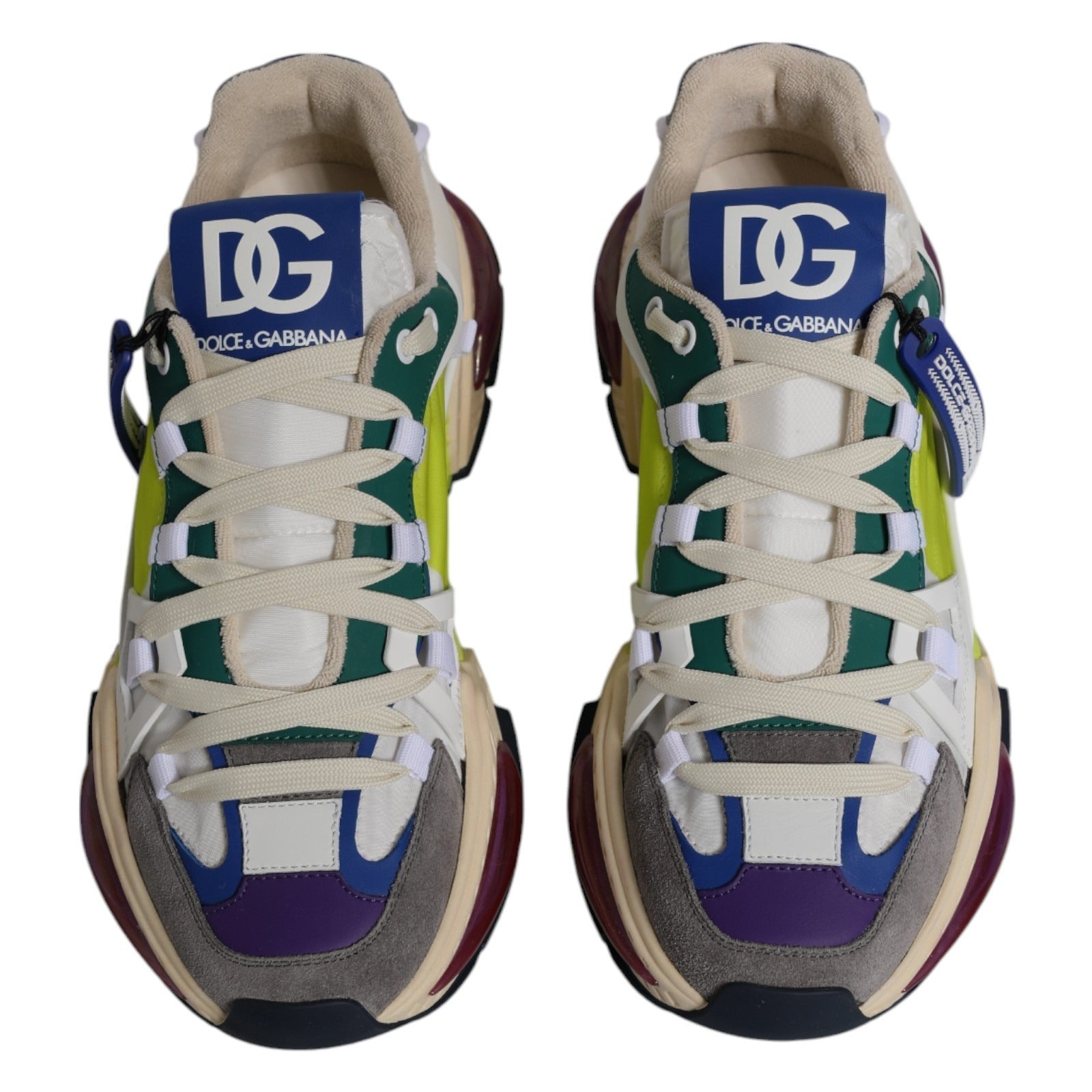 Dolce & Gabbana Multicolor Airmaster Low Top Sneakers Shoes