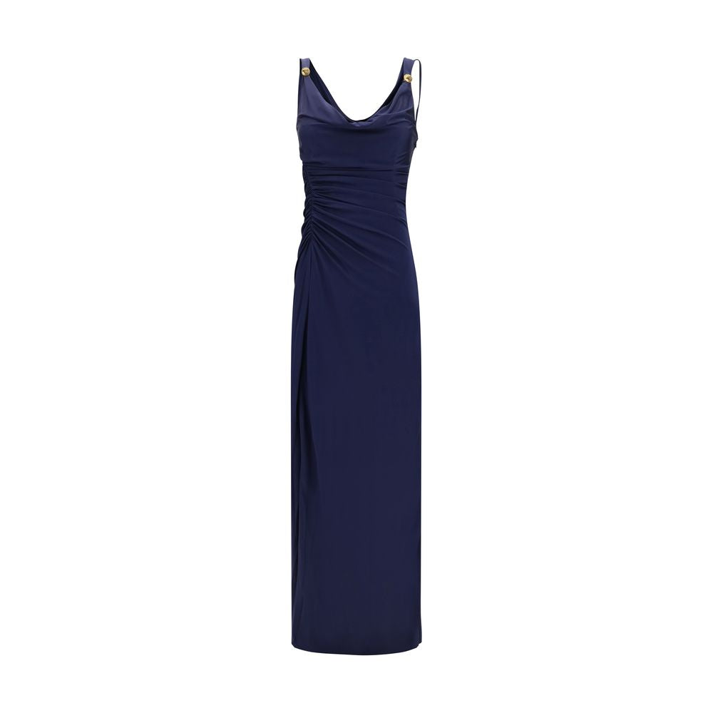Versace Blue Viscose Casual Dress