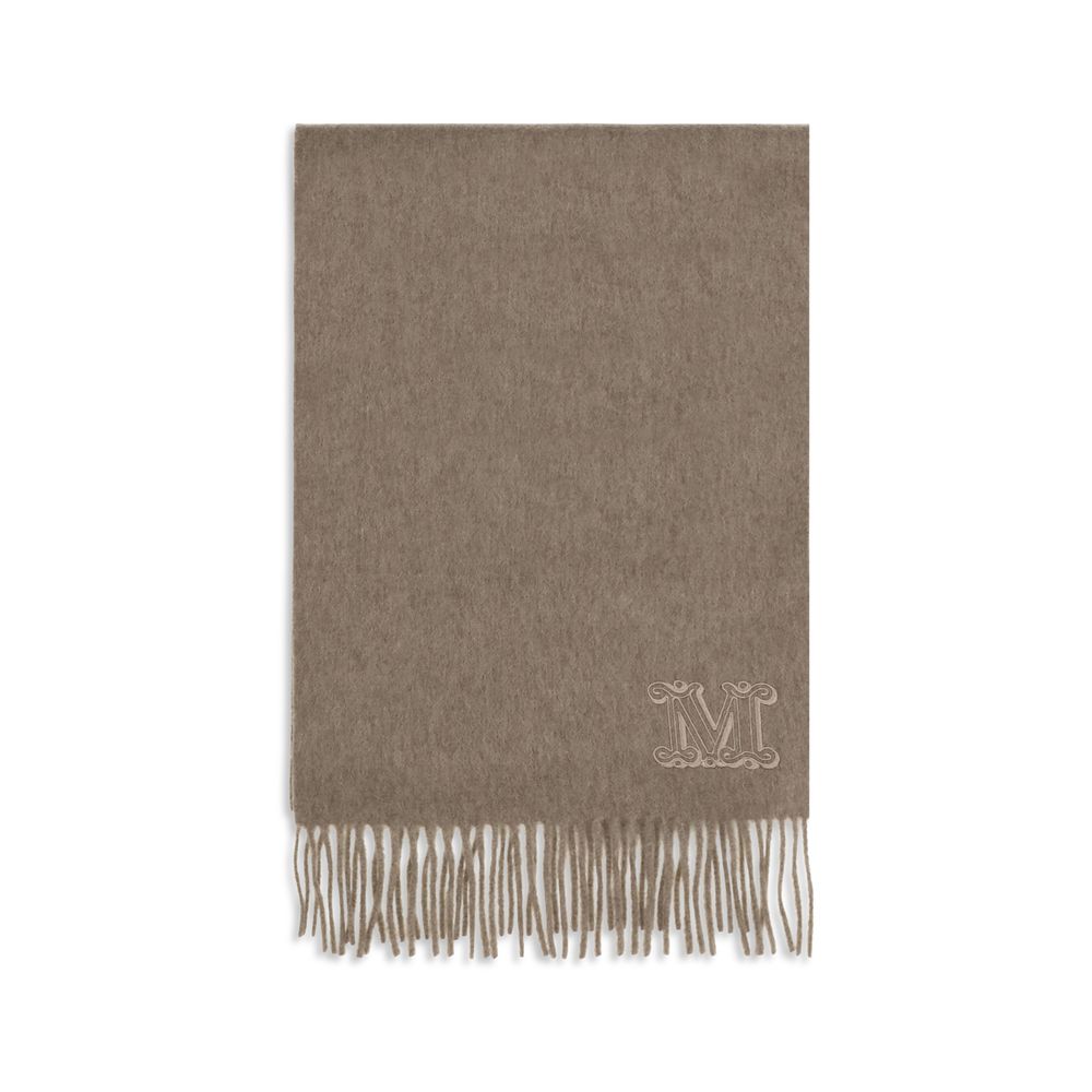 Max Mara Beige Cashmere Scarf