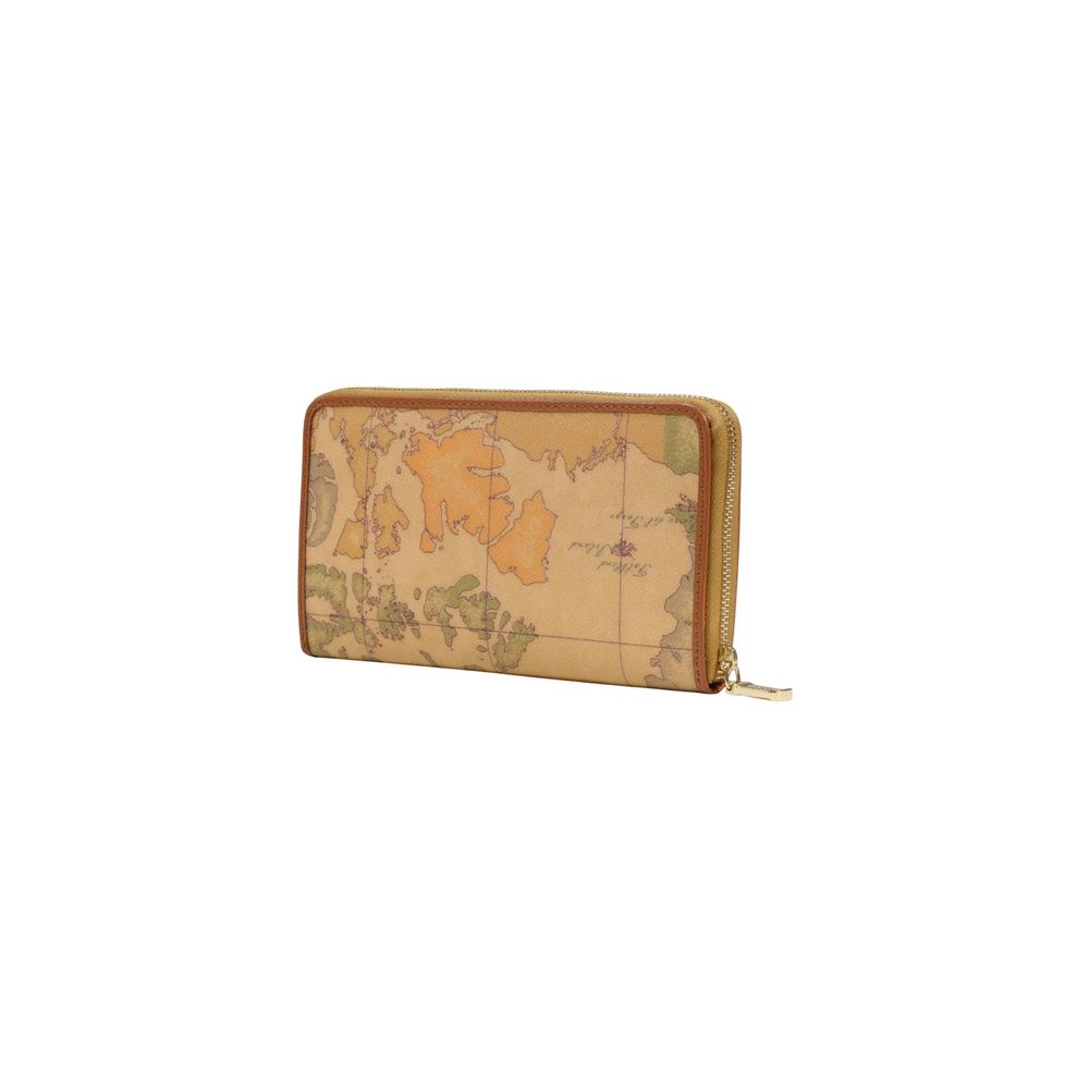 Alviero Martini Prima Classe Beige Leather Wallet
