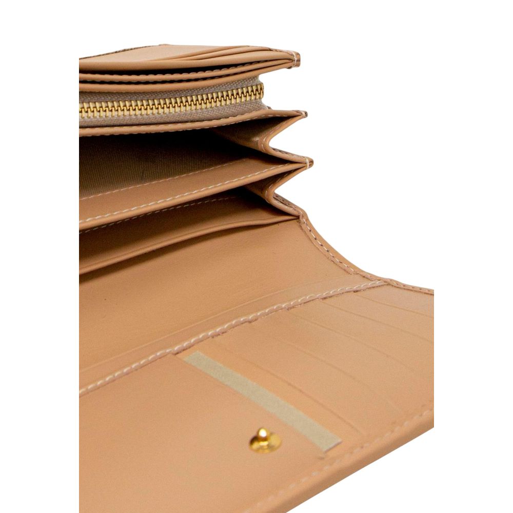 Alviero Martini Prima Classe White Cotton Wallet