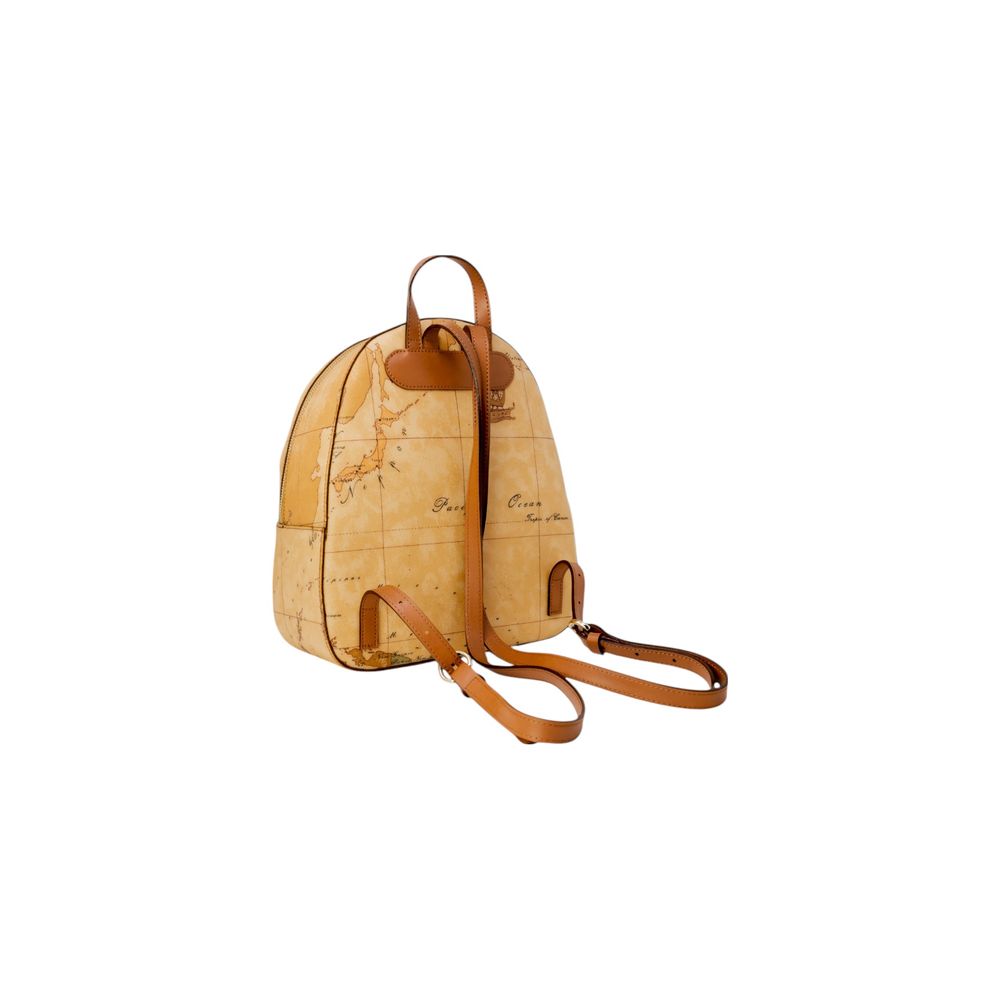 Alviero Martini Prima Classe Beige Cotton Backpack